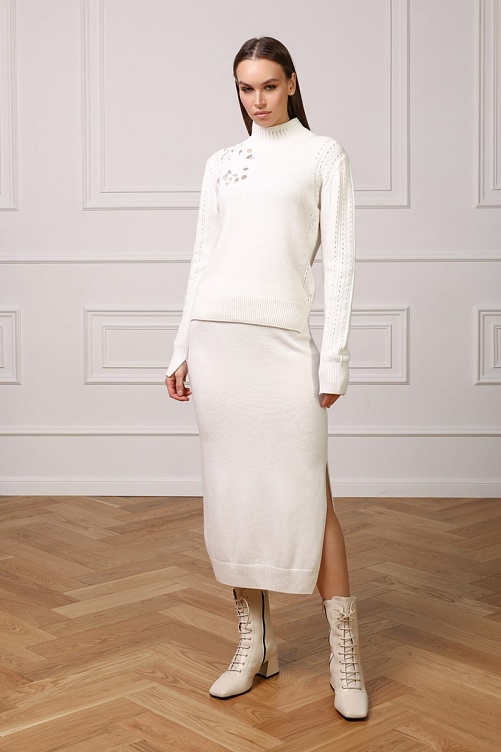 Джемпер белый Ermanno Scervino