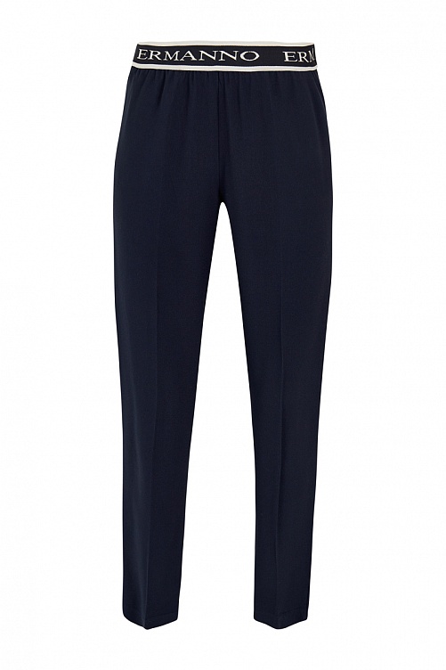 Брюки Ermanno Ermanno Scervino укороченные синие
